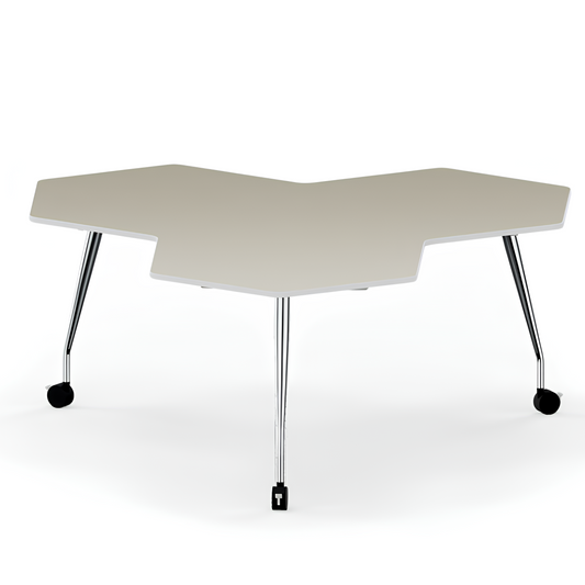 Biroja galds Sero 173/173/74,3 cm hroms - N1 Home