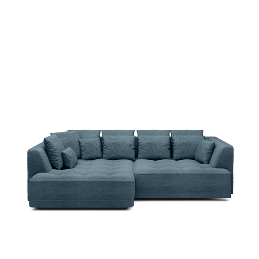Dīvāns BOHO 286/136/207 cm zils