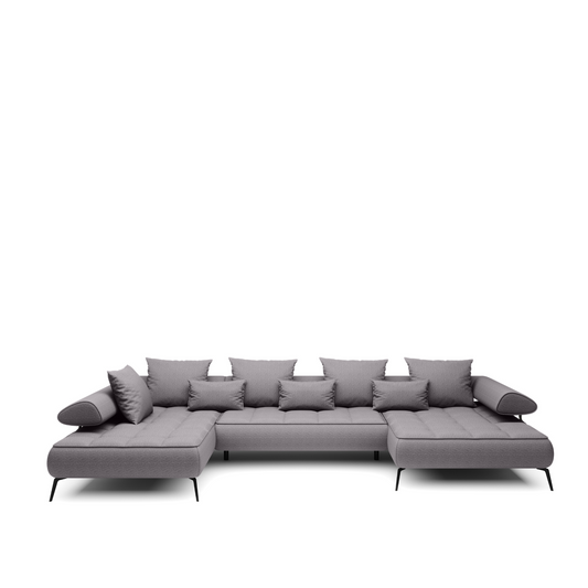 Dīvāns SFERA XL 385/193/224 cm pelēks