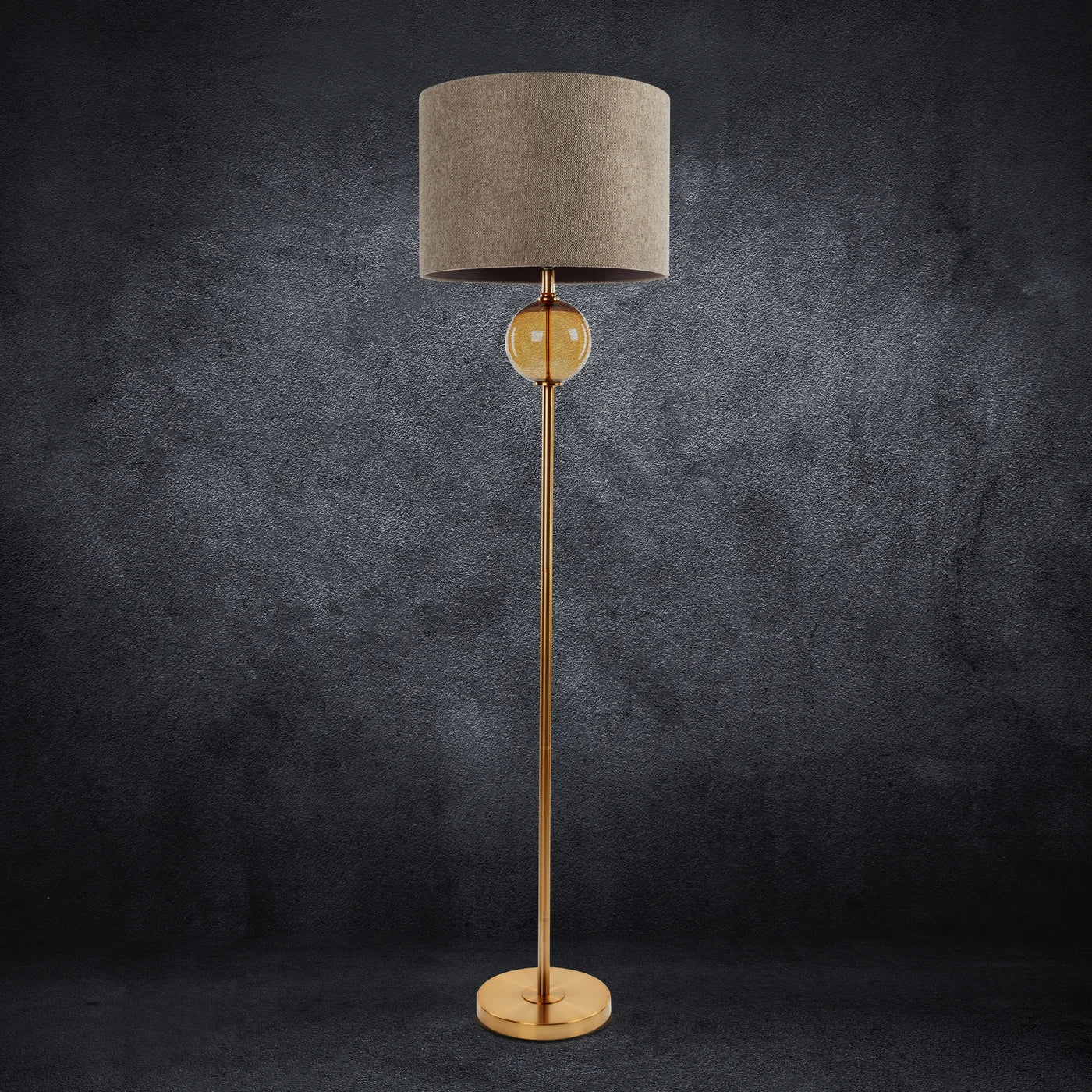 Stāvlampa Leory 46 x 165 cm bēšs, zelts - N1 Home