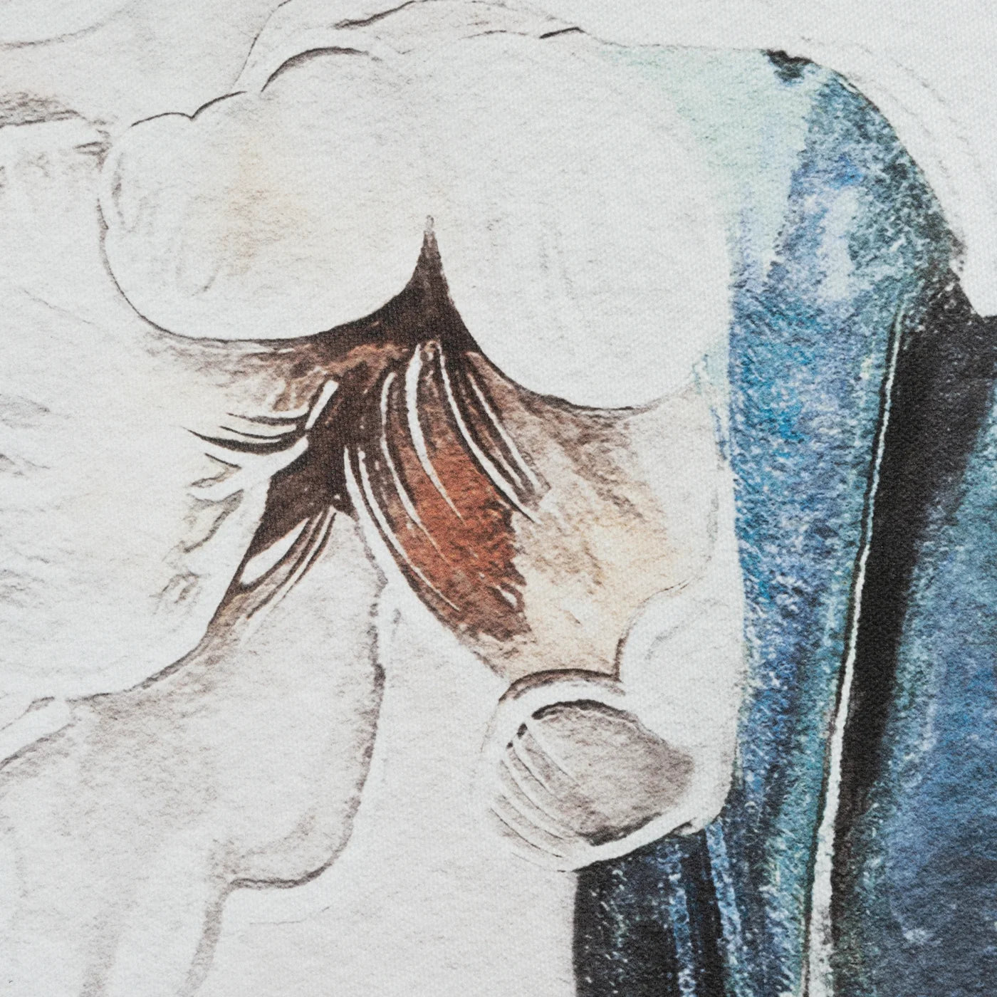 Glezna Orhid 50/70 cm bēšs/turkuaz - N1 Home