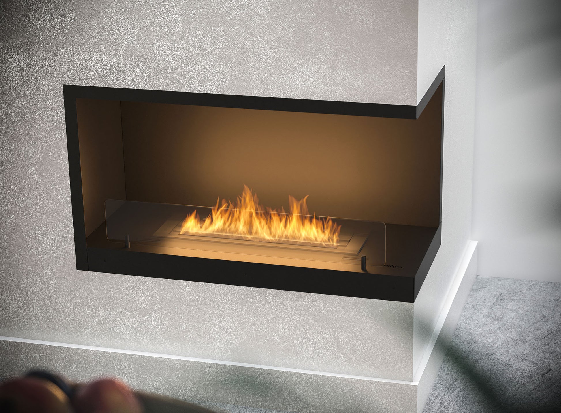 Biokamīns Insi 800V2 84/54/35; 110/50/35 cm melns - N1 Home