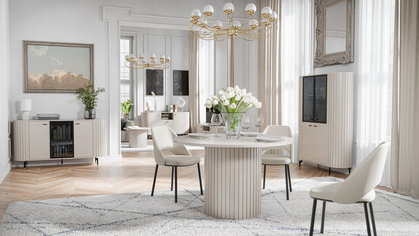 Galds Zanto 120-160/120/75 cm kašmirs