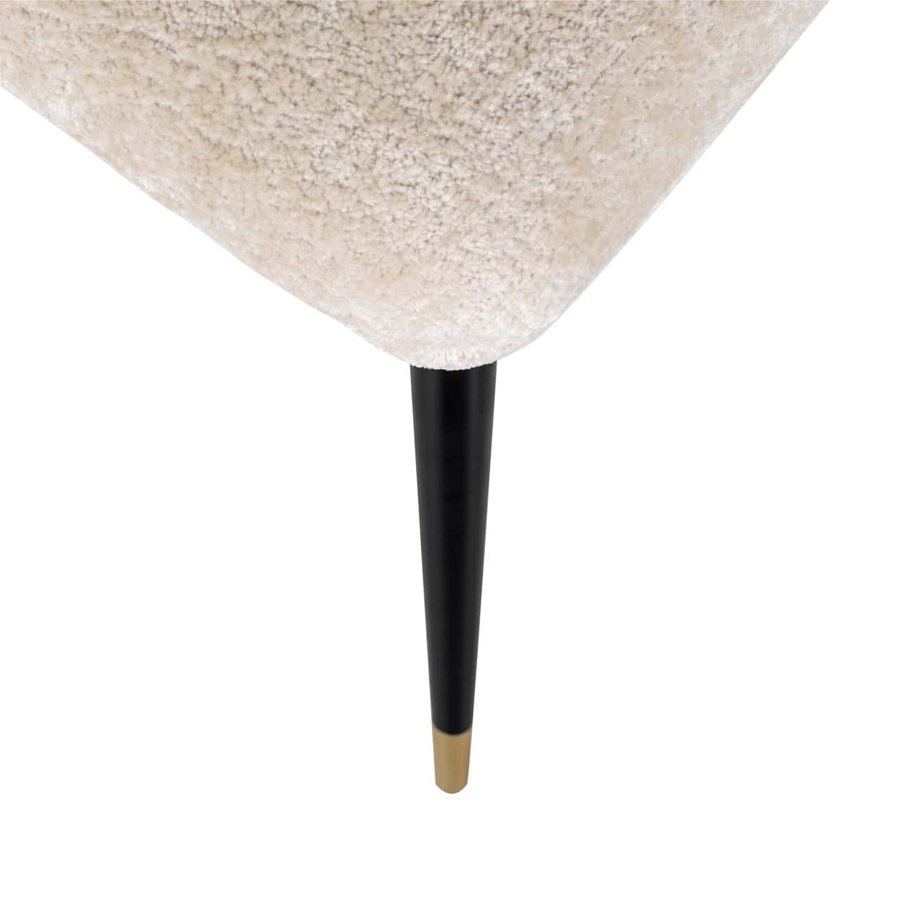 Krēsls Alicia Richmond Interiors 51/82/60 cm FR white chenille fire retardant