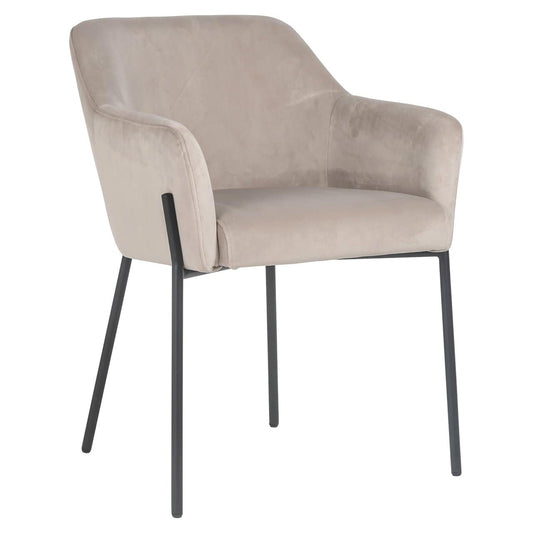 Krēsls Fay Richmond Interiors 57/79/61 cm khaki velvet fire retardant