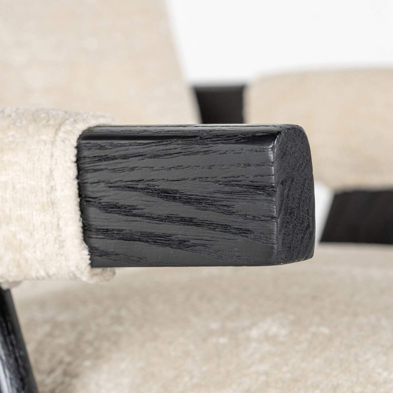 Krēsls Cooper Richmond Interiors 56/84/61 cm balts chenille