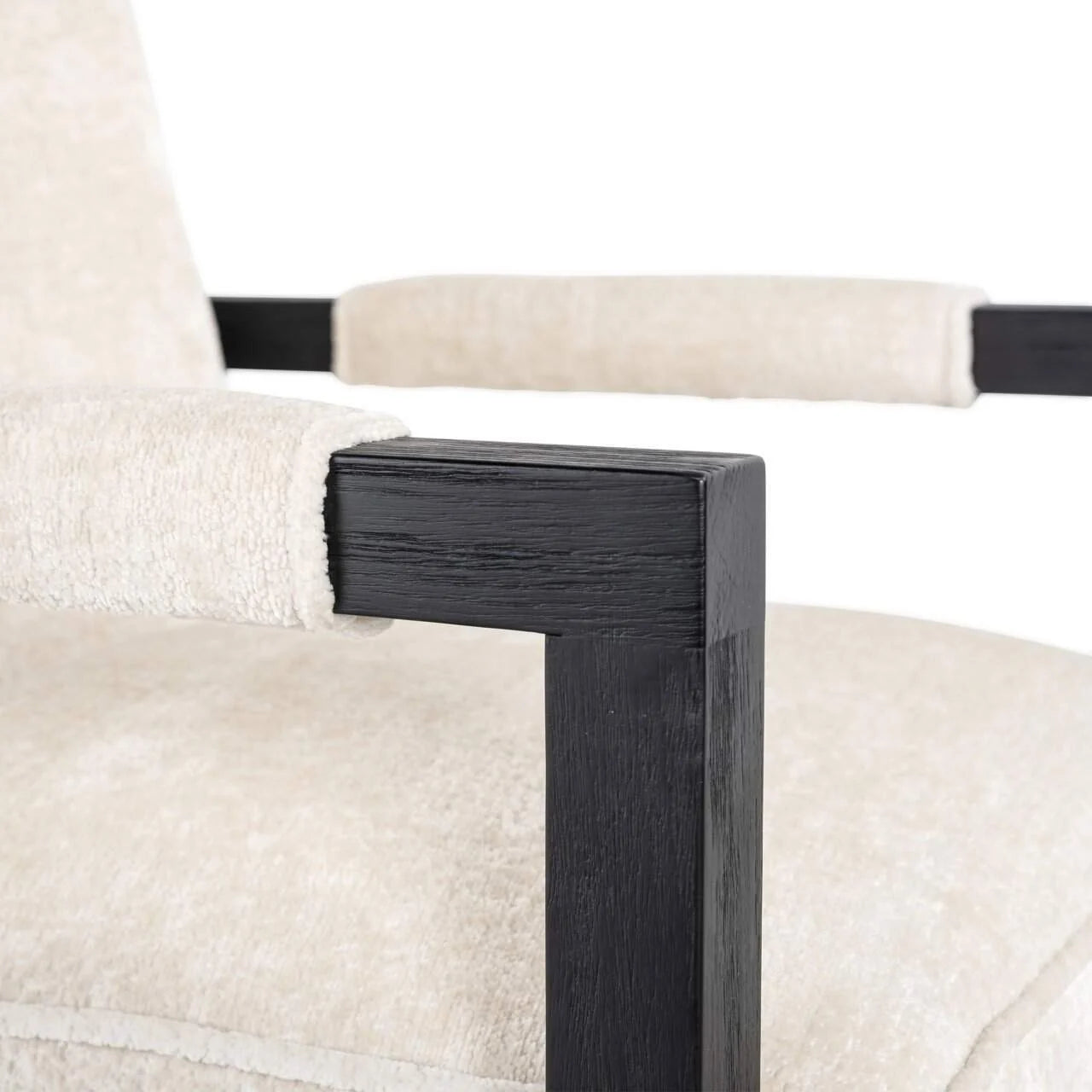 Krēsls Beck Richmond Interiors 63/90/70 cm white chenille