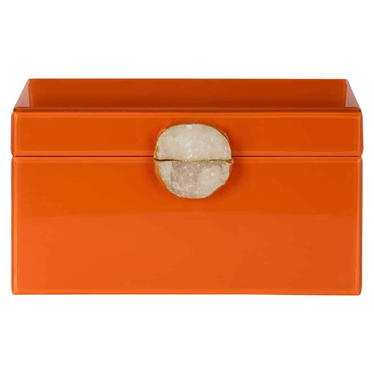 Uzglabāšanas kaste Lia Richmond Interiors 16/19/31 cm oranžs