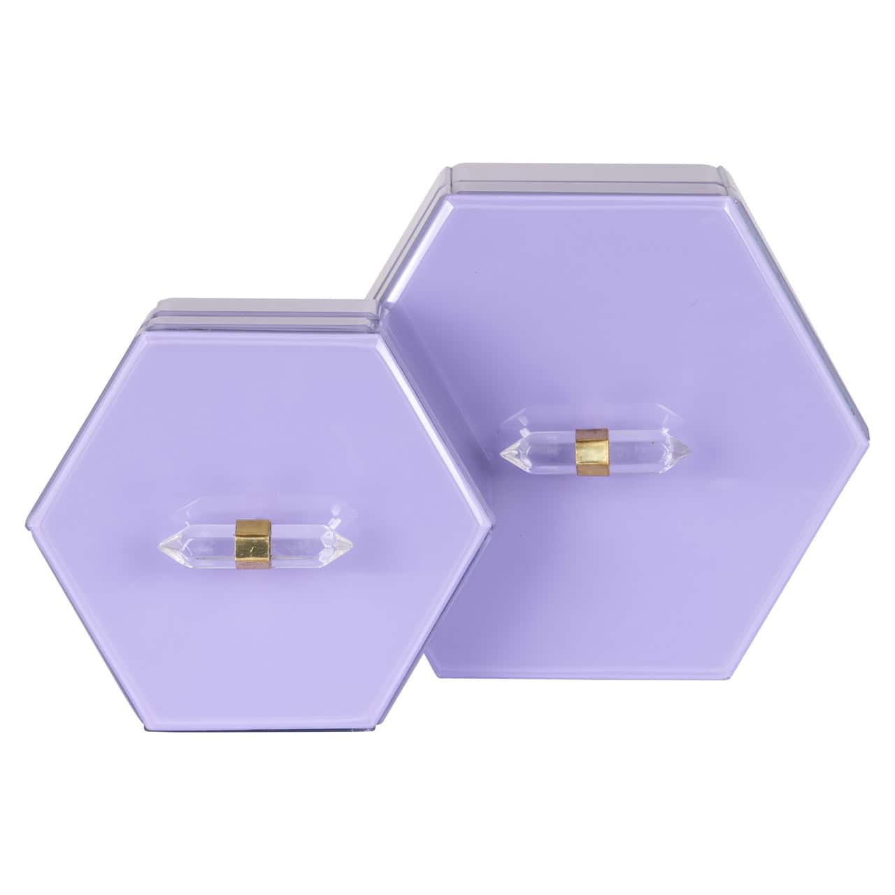 Uzglabāšanas kaste Jutta Richmond Interiors 19/16/12; 24/20/15 cm purple