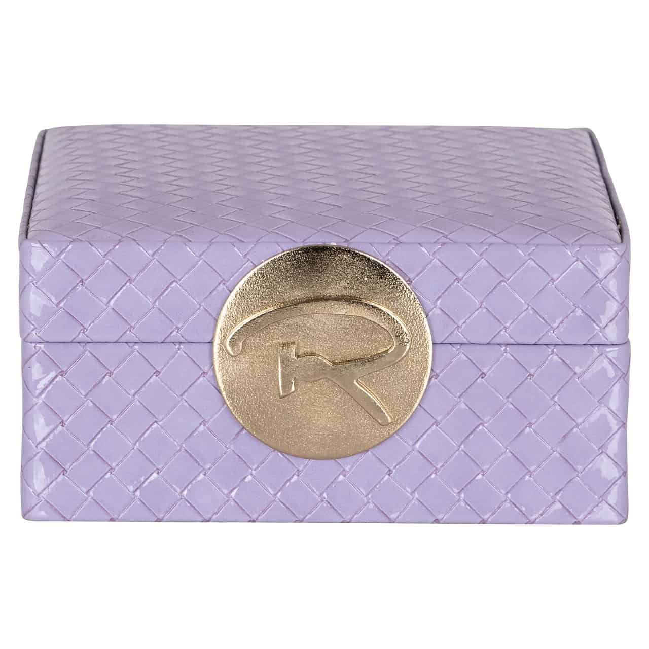 Uzglabāšanas kaste Joelle Richmond Interiors 17/16/8; 23/24/10 cm purple