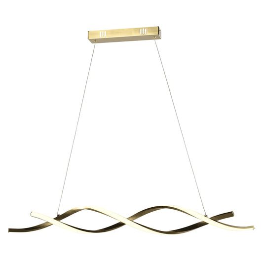 Griestu lampa Lorine Richmond Interiors 14/100/125 cm zelts