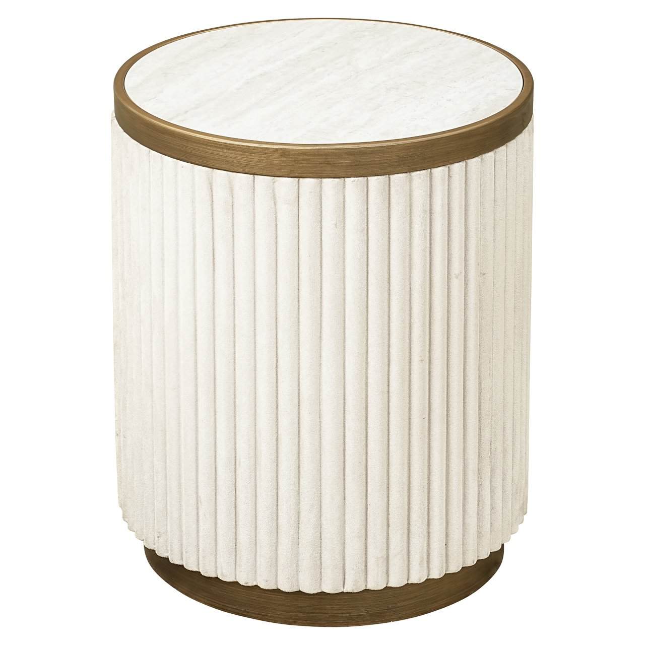 Kafijas galds Tivoli (Set of 2) Richmond Interiors 50/56/50 cm balts