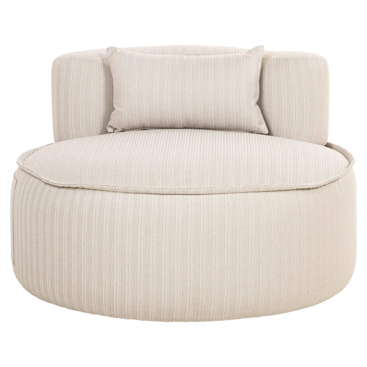 Āra atpūtas krēsls Estelle Richmond Interiors 100/67/100 cm bēšs swivel