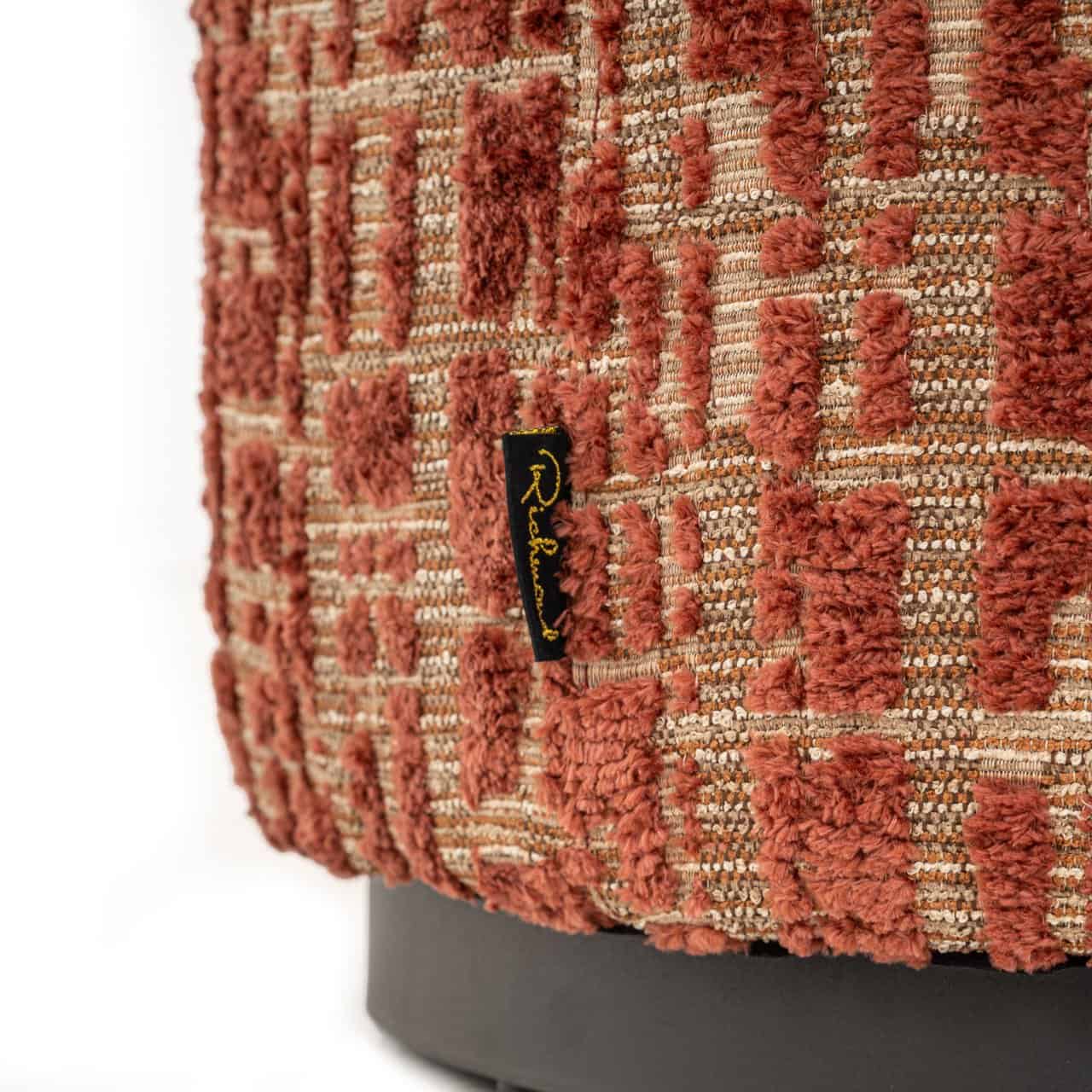 Pufs Lexie Richmond Interiors 45/47/45 cm terra