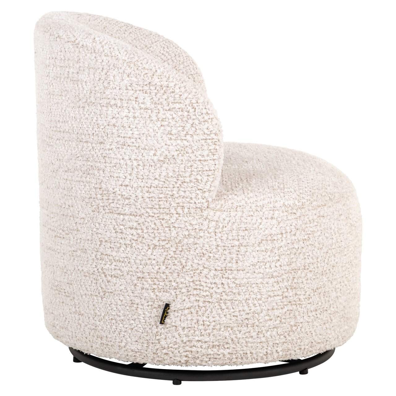 Krēsls Jackie Richmond Interiors 60/63/61 cm lovely cream swivel kids