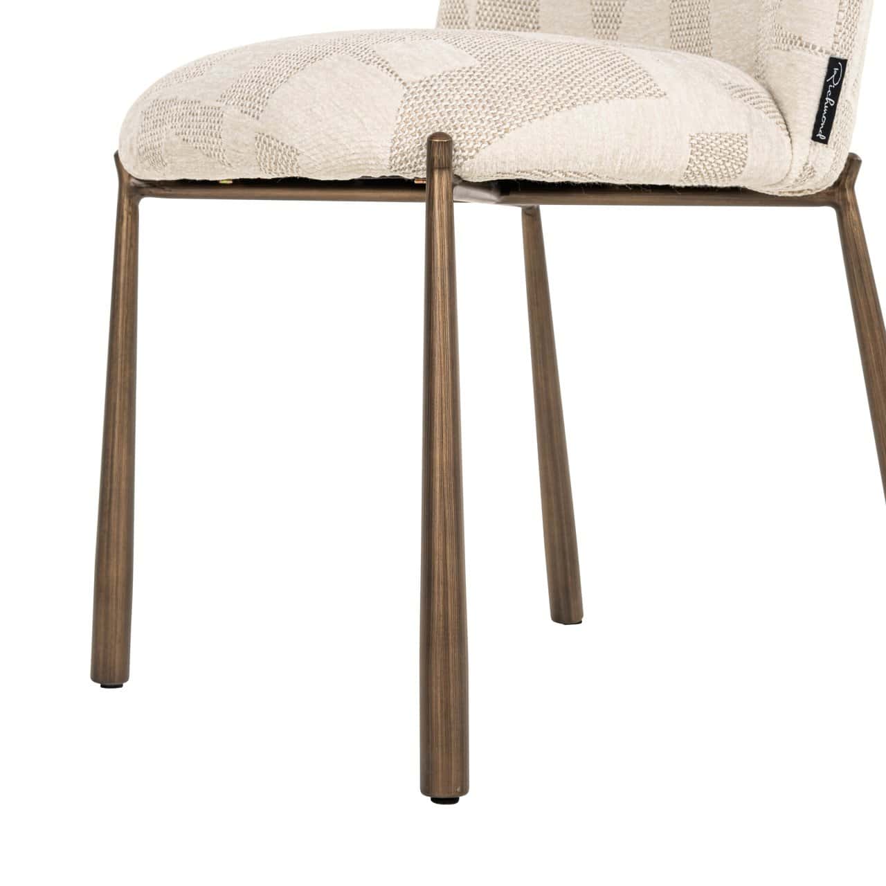 Krēsls Lana (Set of 2) Richmond Interiors 49/81/57 cm bēšs graffic