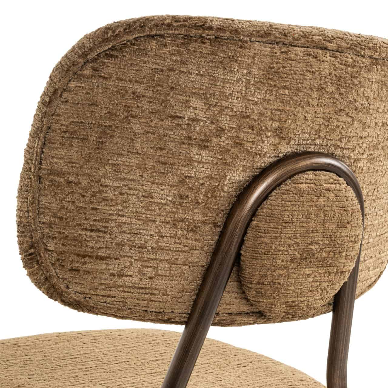 Bāra krēsls Xenia (Set of 2) Richmond Interiors 95/45/53 cm brandy fusion fire retardant