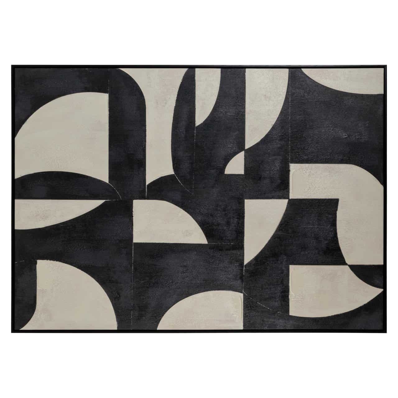 Sienas māksla Richmond Interiors 4/100/140 cm melns/bēšs