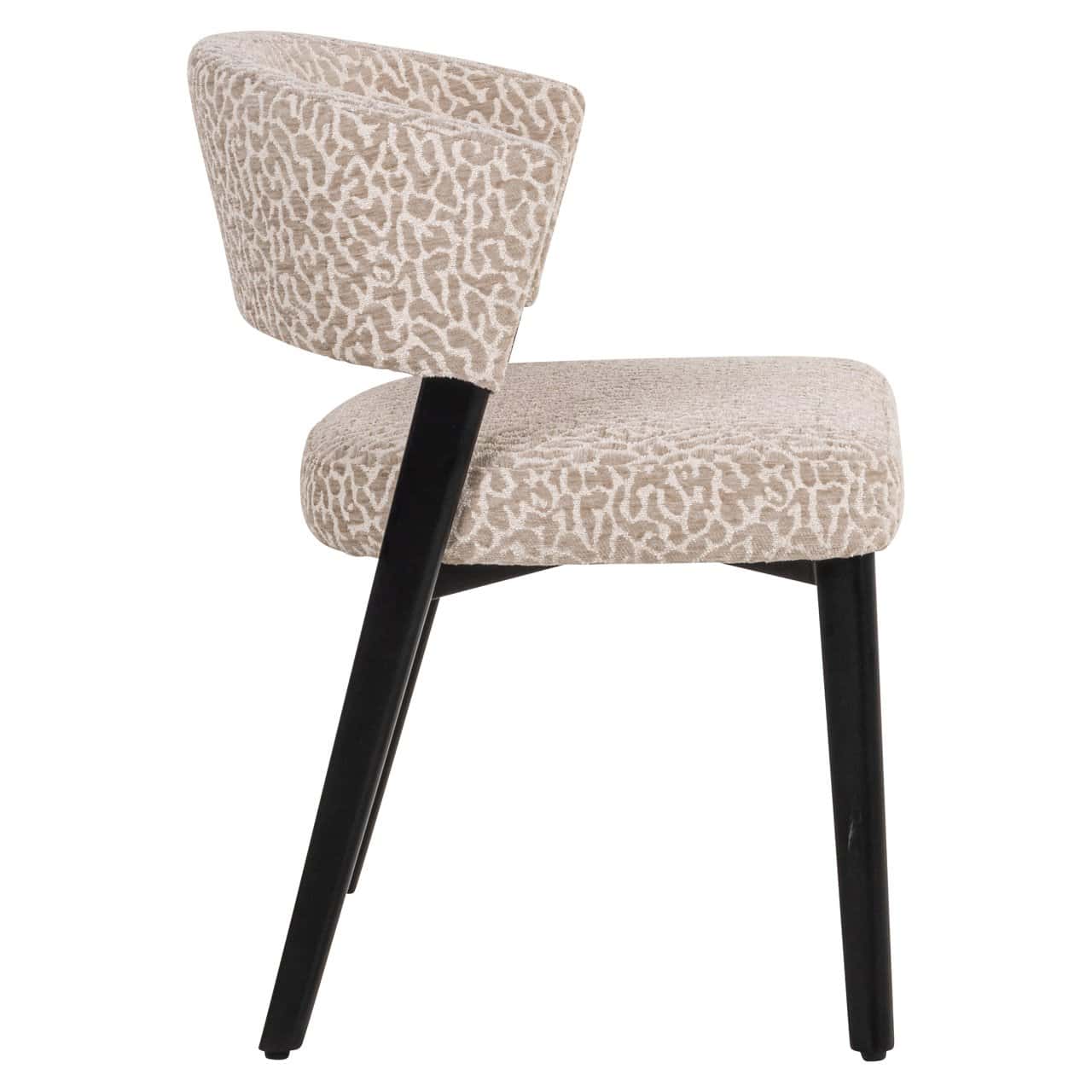 Krēsls Zeno Richmond Interiors 51/77/59 cm bēšs leopard