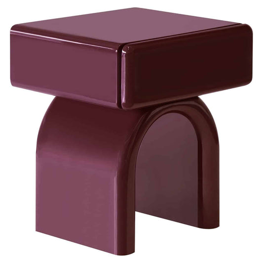 Naktsskapītis Bennet Richmond Interiors 40/50/57 cm burgundy - N1 Home