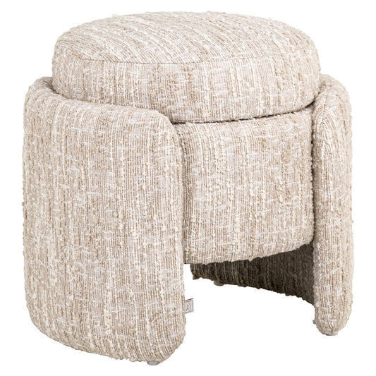Pufs Cupid Richmond Interiors 51/43/47 cm beige angora with storage