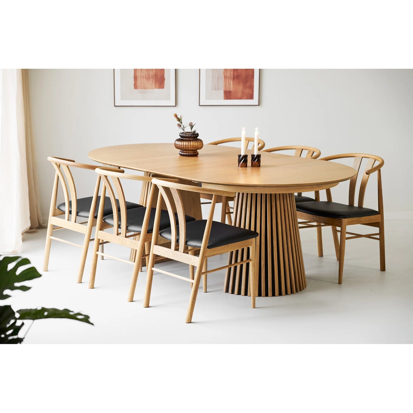 Galds Osara 120/120-160-200/75 cm ozols