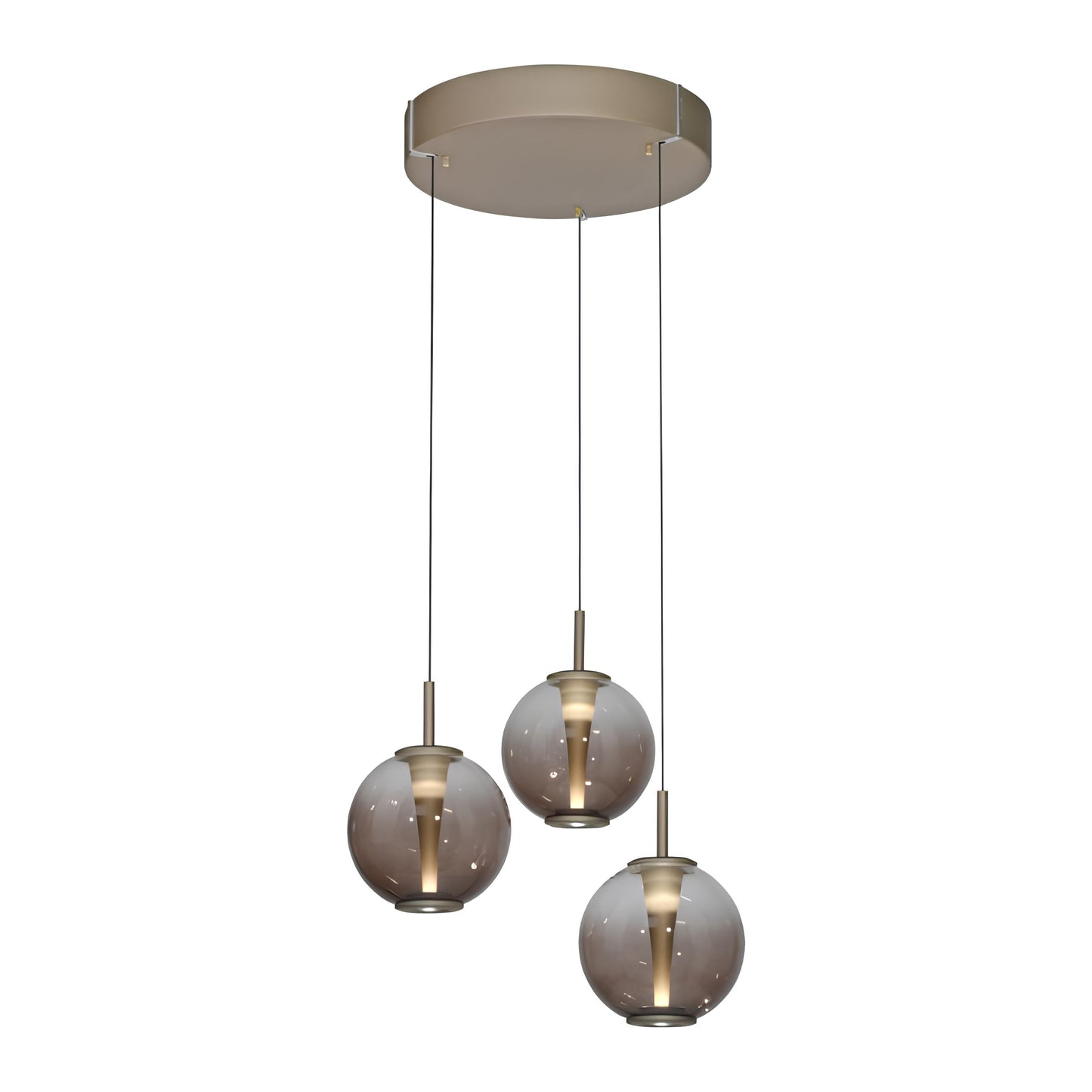Piekaramā lampa PURE E-Infinity 50/240/50 cm bronza