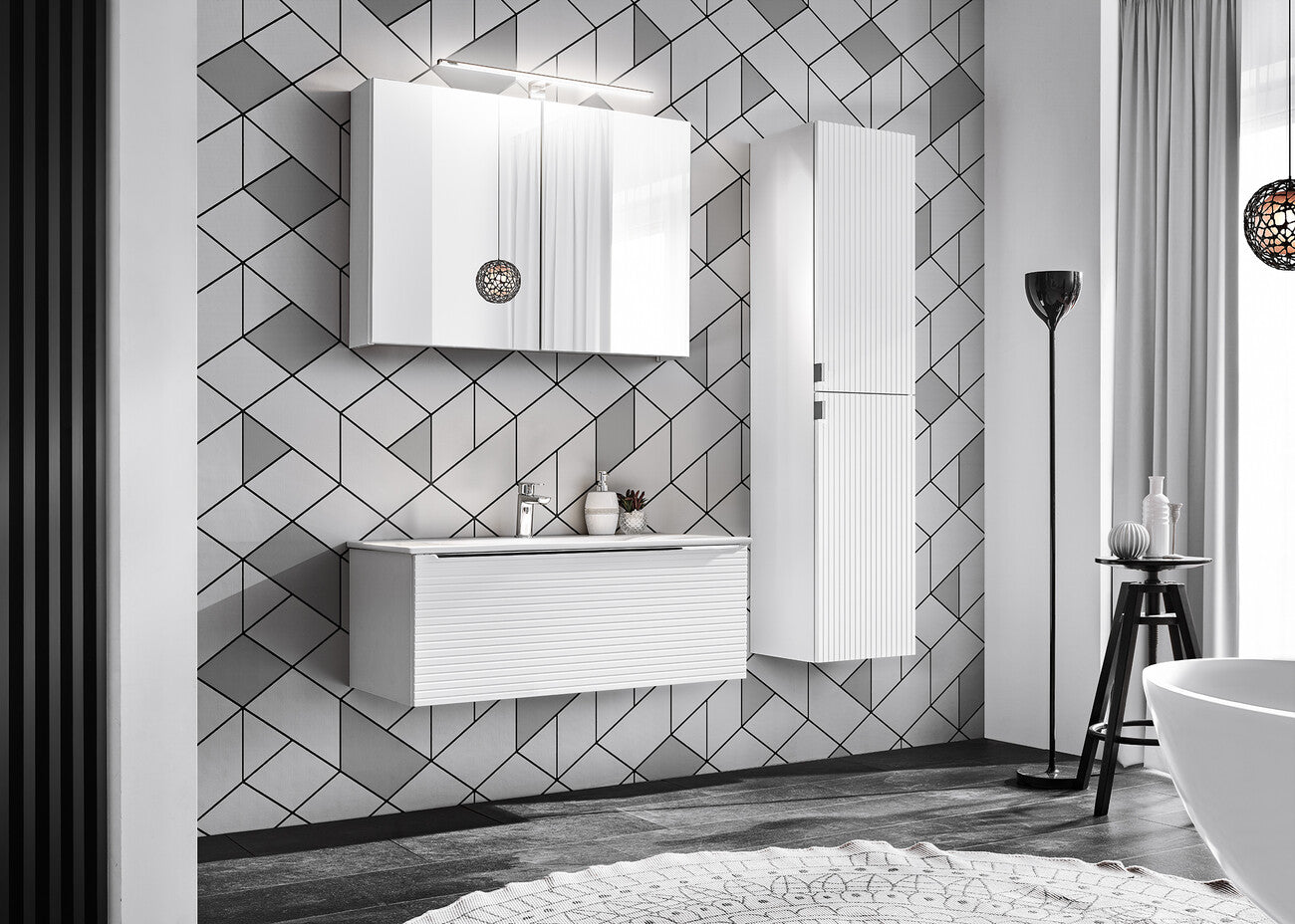 Galda virsma Leo 60; 90; 120; 150/2,5/46 cm šermans ozols - N1 Home