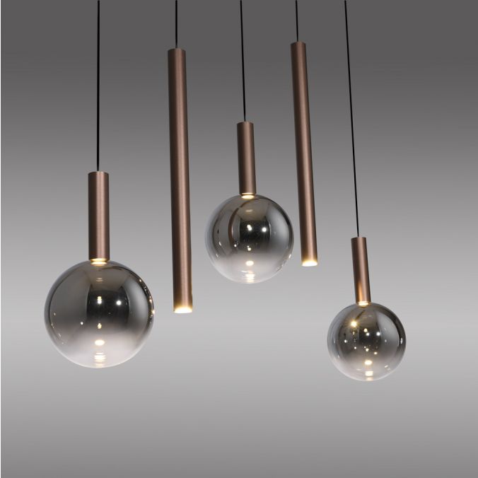 Piekaramā lampa BOWL 180/18/100 cm brūns