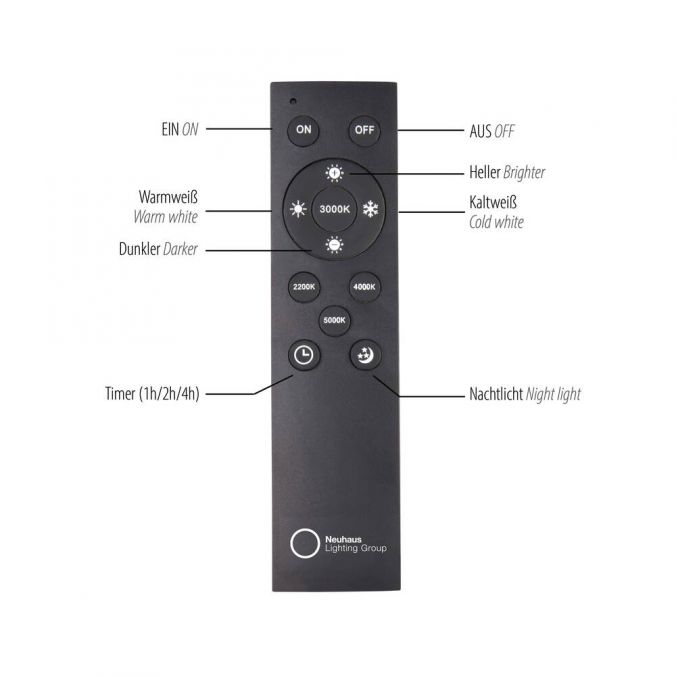 Piekaramā lampa PURE Falling Rings 200/22/132 cm melnā pērle / dimants