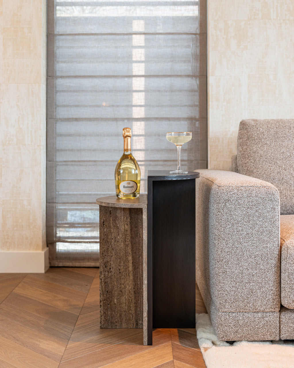 Kafijas galds Russo Richmond Interiors 40/60/40 cm ash brown