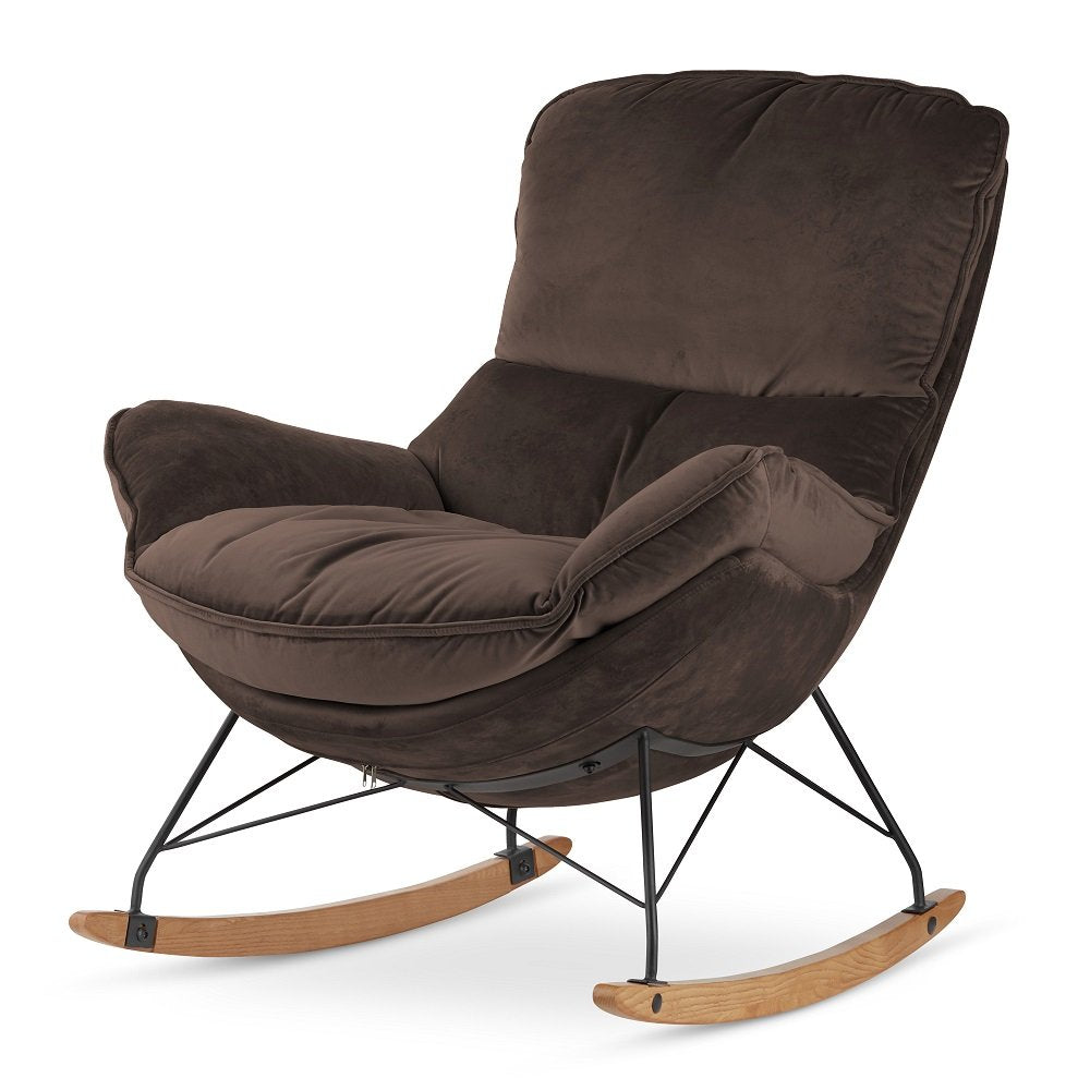Krēsls Dot Design Berco samta 100 × 80 × 95 cm brūns - N1 Home