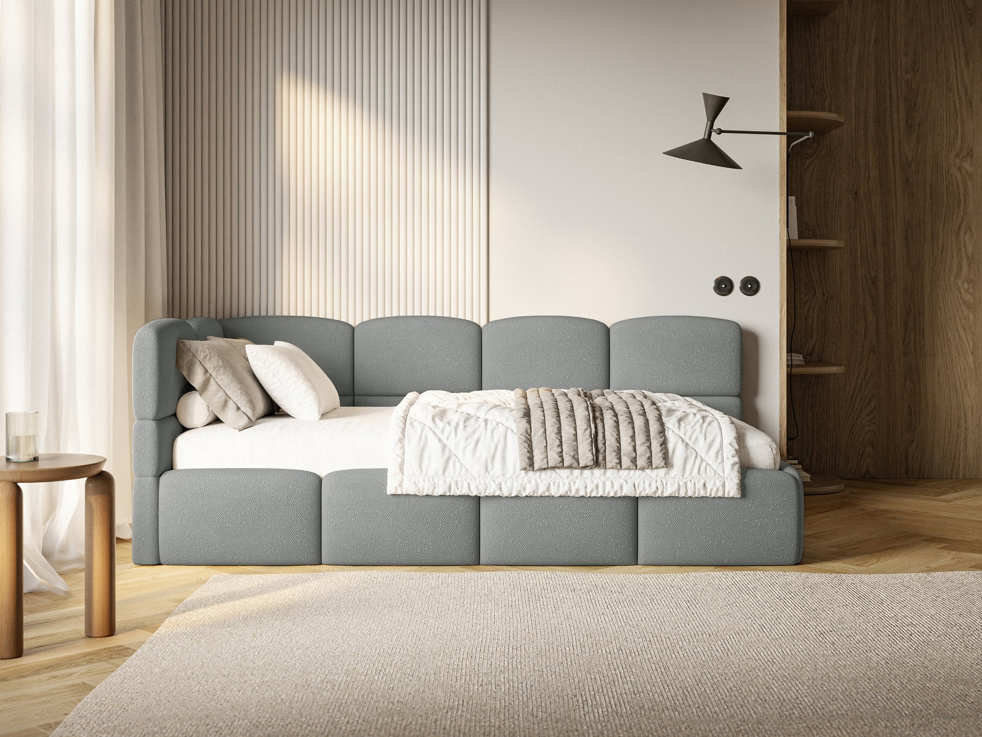 Gulta ar matraci Clod 220/88/110 cm Melody 4 - N1 Home