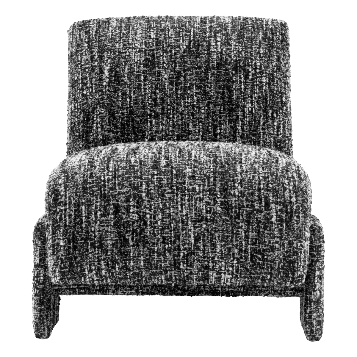 Krēsls Rockdale Eichholtz 76/86/84 cm Bouclé sonata black - N1 Home