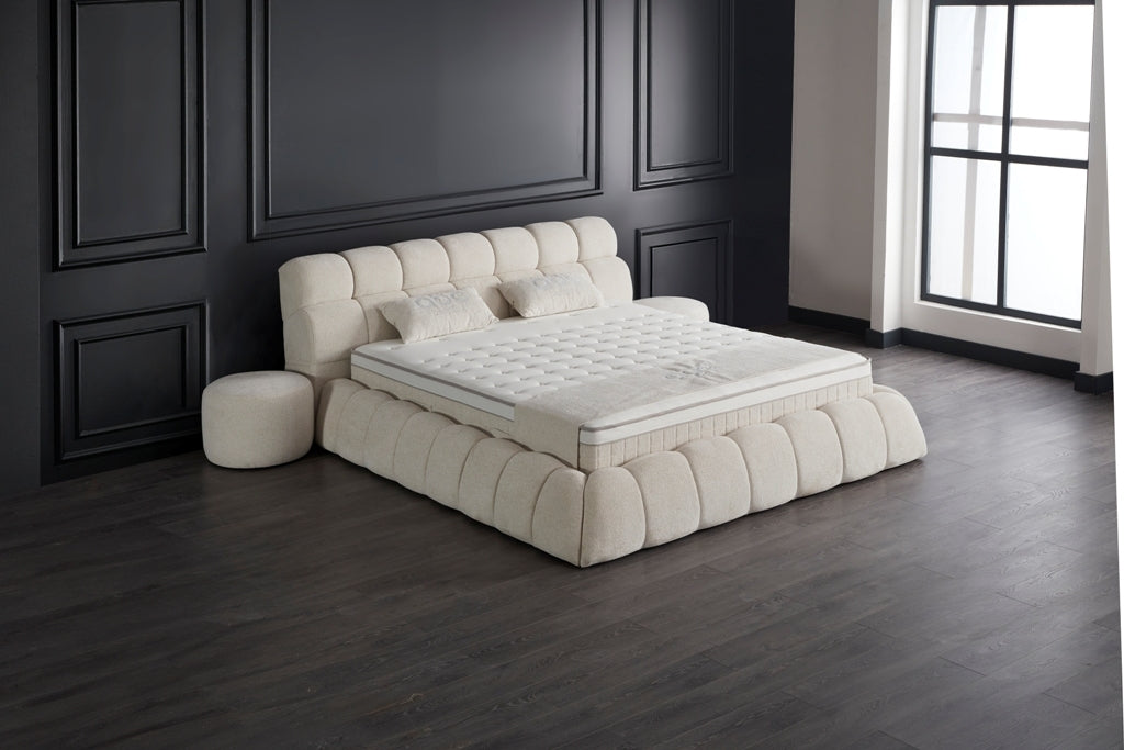 Gulta Klau 160/180 x 200 cm krēms - N1 Home