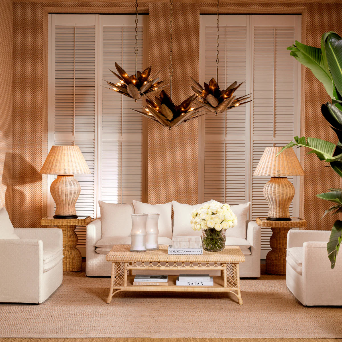 Krēsls Montgomery Eichholtz 118/100/91 cm Sunbeam off-white - N1 Home