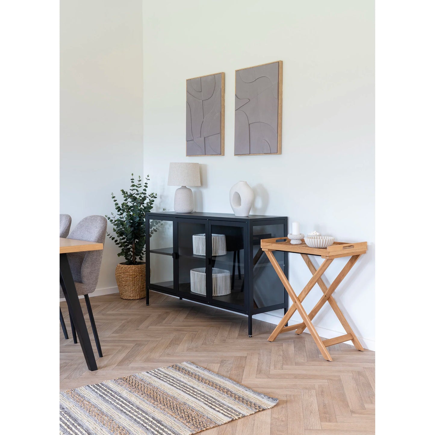 Kumode Bris 140/40/85 cm melns