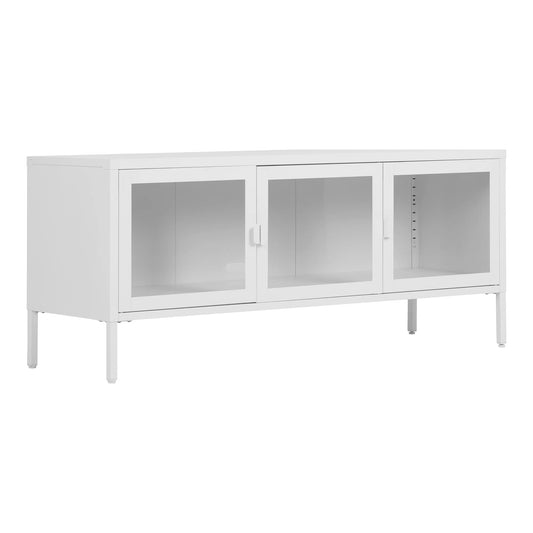 TV skapis Bris 130/40/55 cm balts