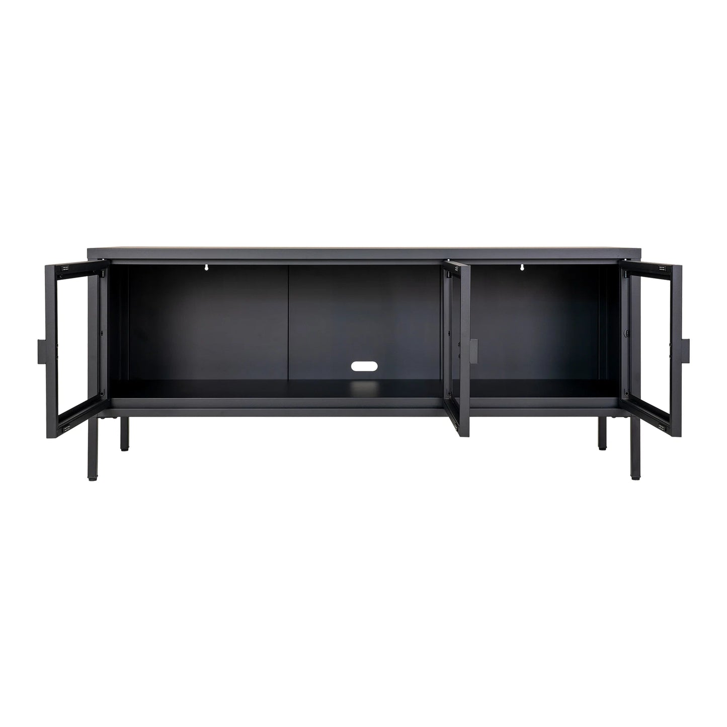 TV skapis Bris 130/40/55 cm melns