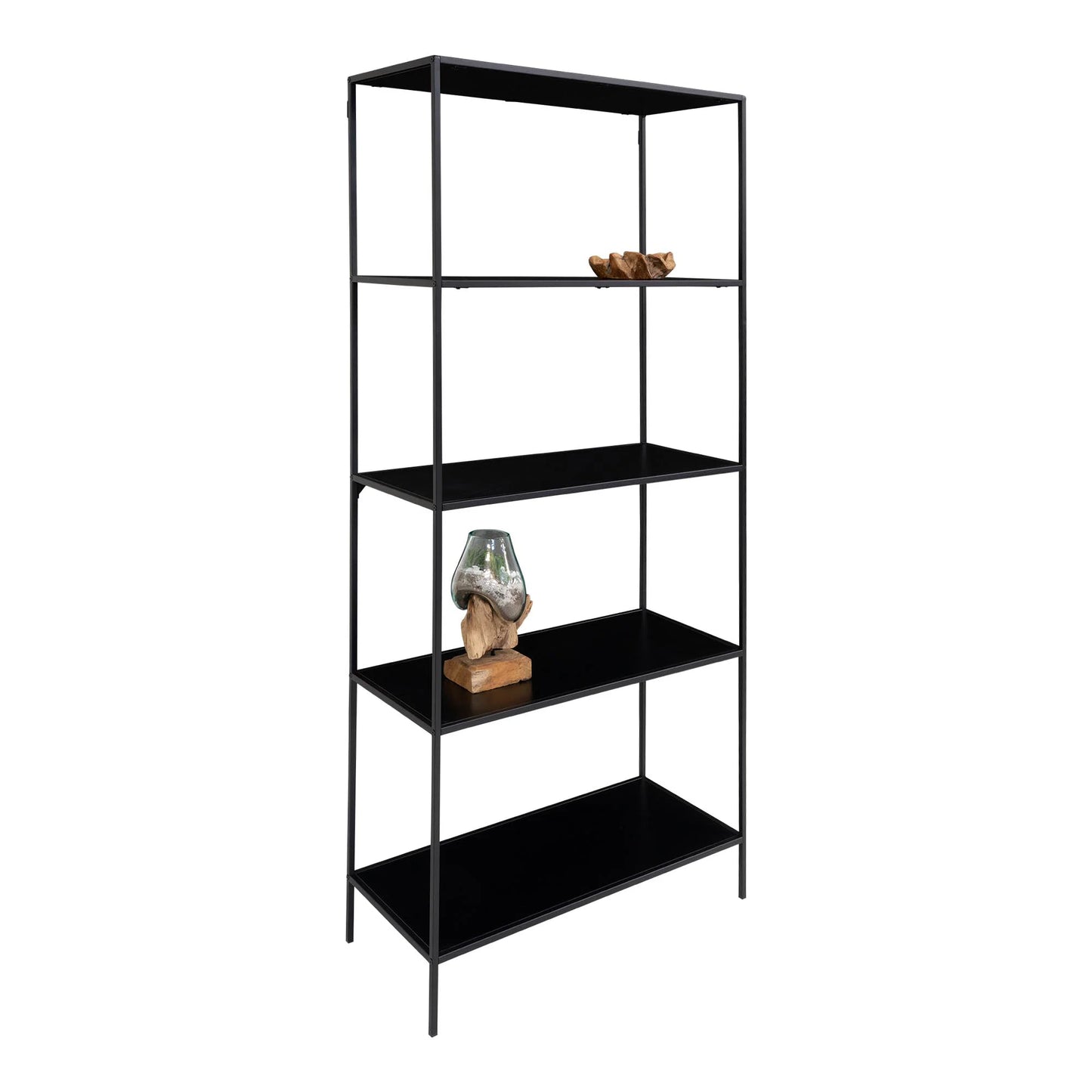 Plaukts Vitas 80/36/170 cm melns