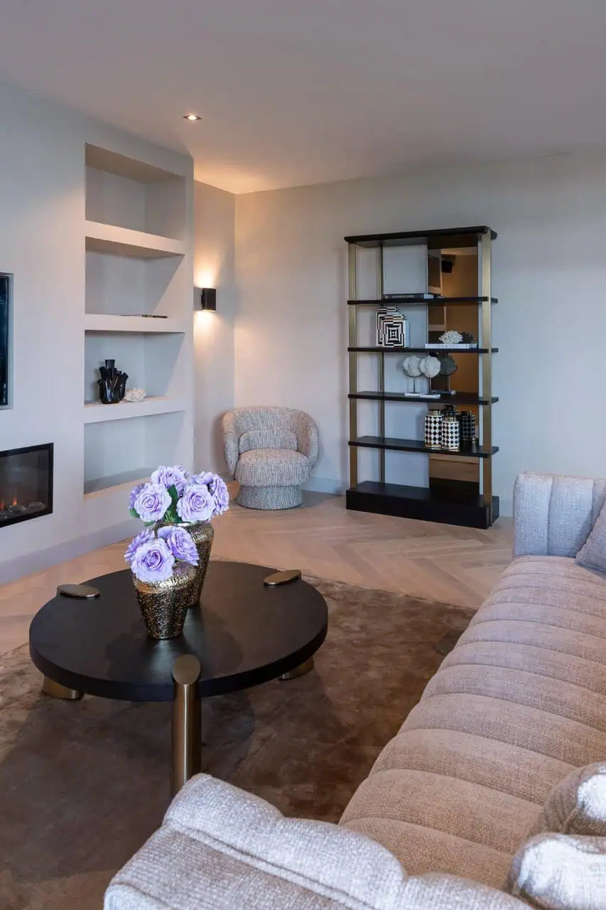 Kafijas galdiņš Brody Richmond Interiors 40/117/117 cm ogles pelēkso - N1 Home