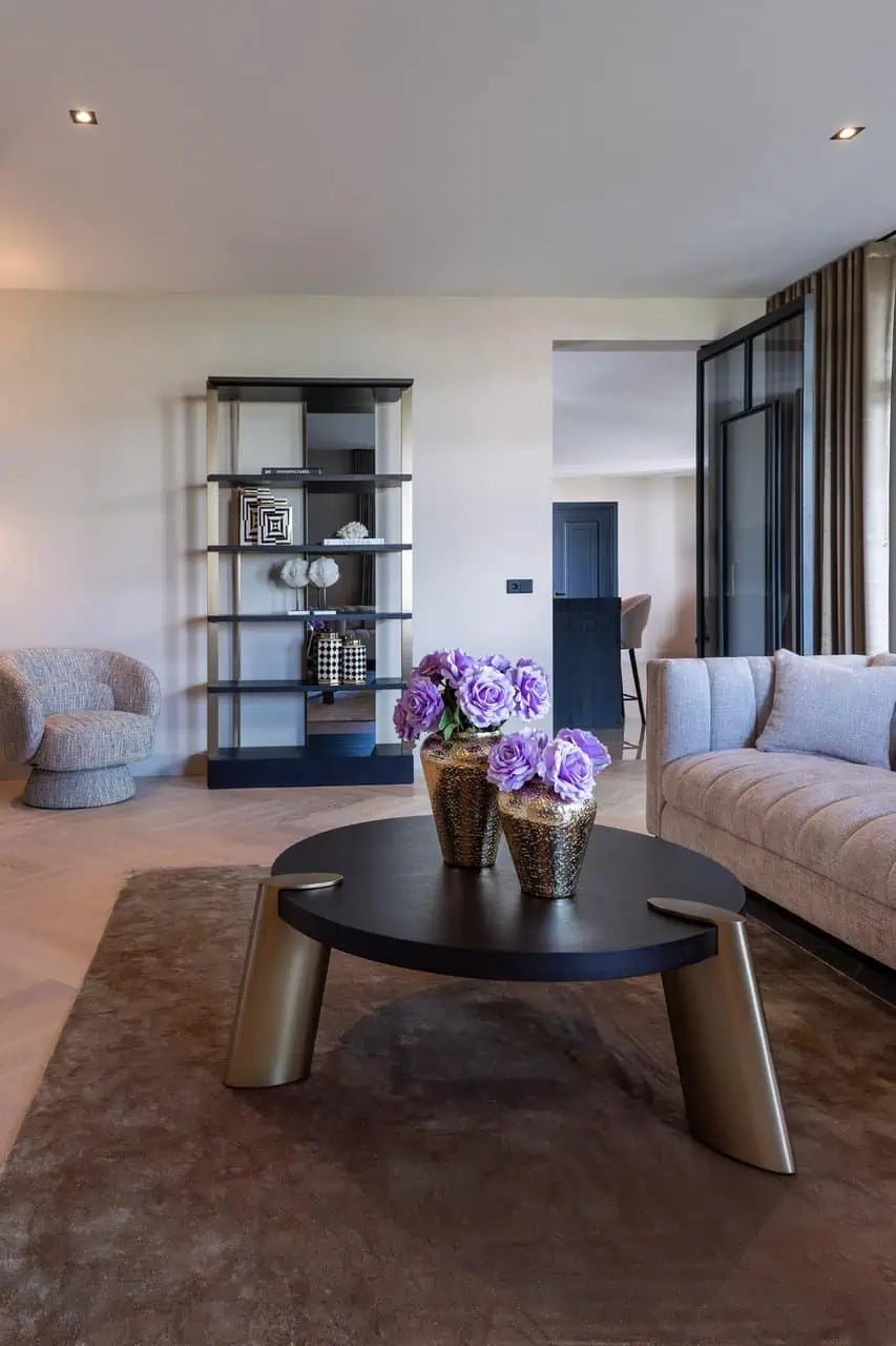 Kafijas galdiņš Brody Richmond Interiors 40/117/117 cm ogles pelēkso - N1 Home