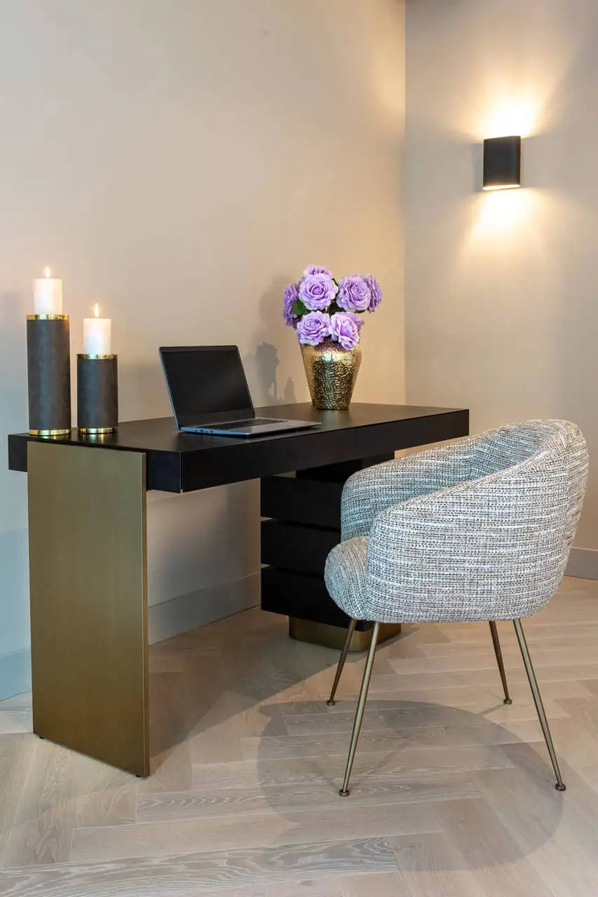 Rakstāmgalds ar 5 atvilktnēm Connar Richmond Interiors 76/140/60 cm ogles - N1 Home