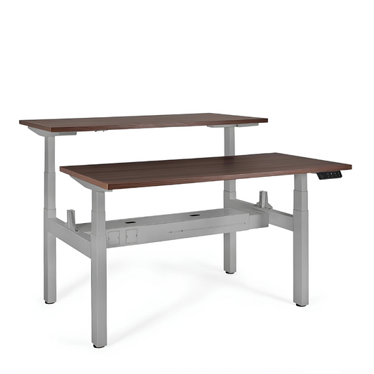 Galds Aktiva II 140; 160/70 cm pelēks/valrieksts - N1 Home