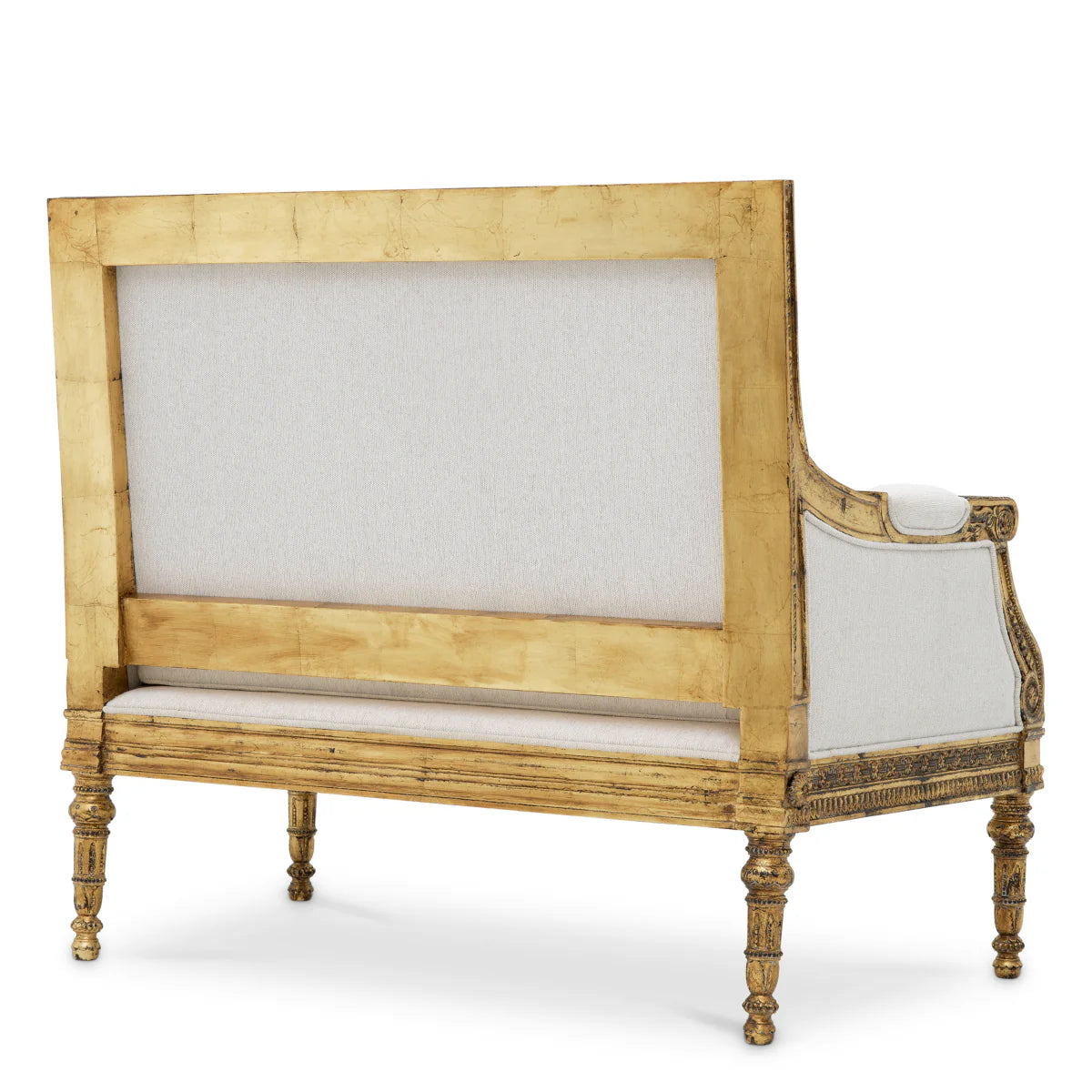 Krēsls Georges Jacob Eichholtz 1220/70/101 cm Sentier cream | Antique gold finish - N1 Home