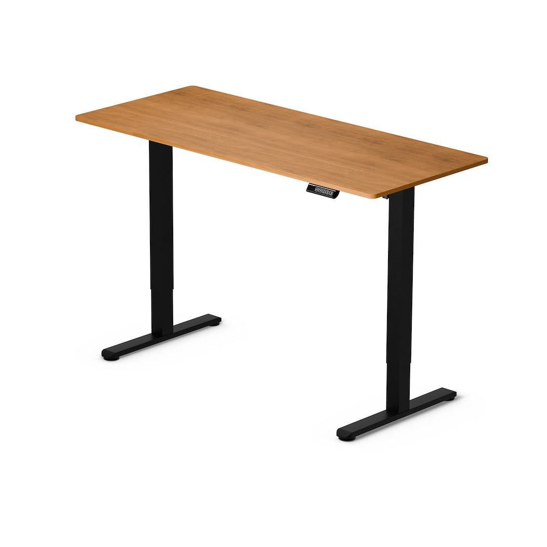 Biroja galds ContLite 140/60/72-118 cm melns/koks - N1 Home