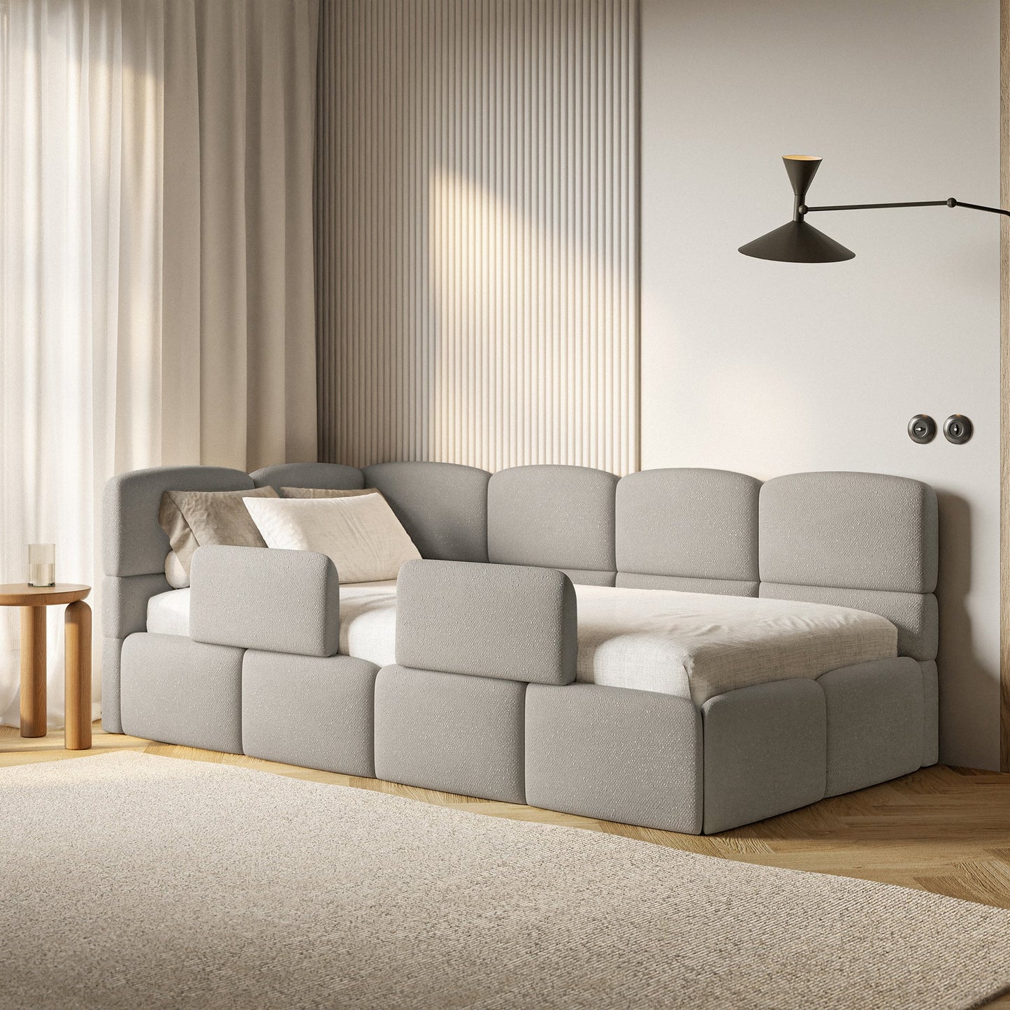 Gulta ar matraci Clod 220/88/110 cm Melody 12