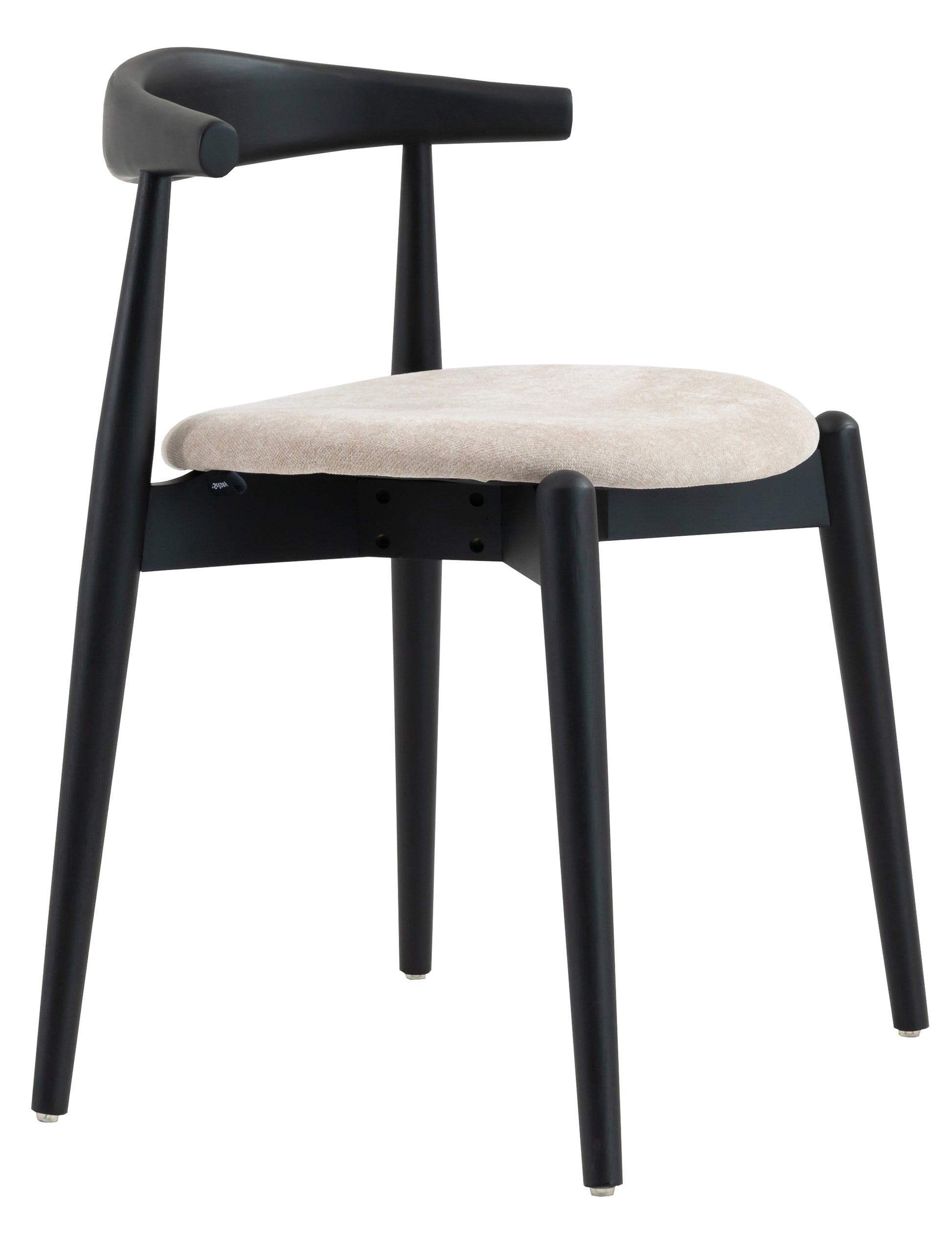 Krēsls Dine 72/50/56 cm bēšs/melns - N1 Home