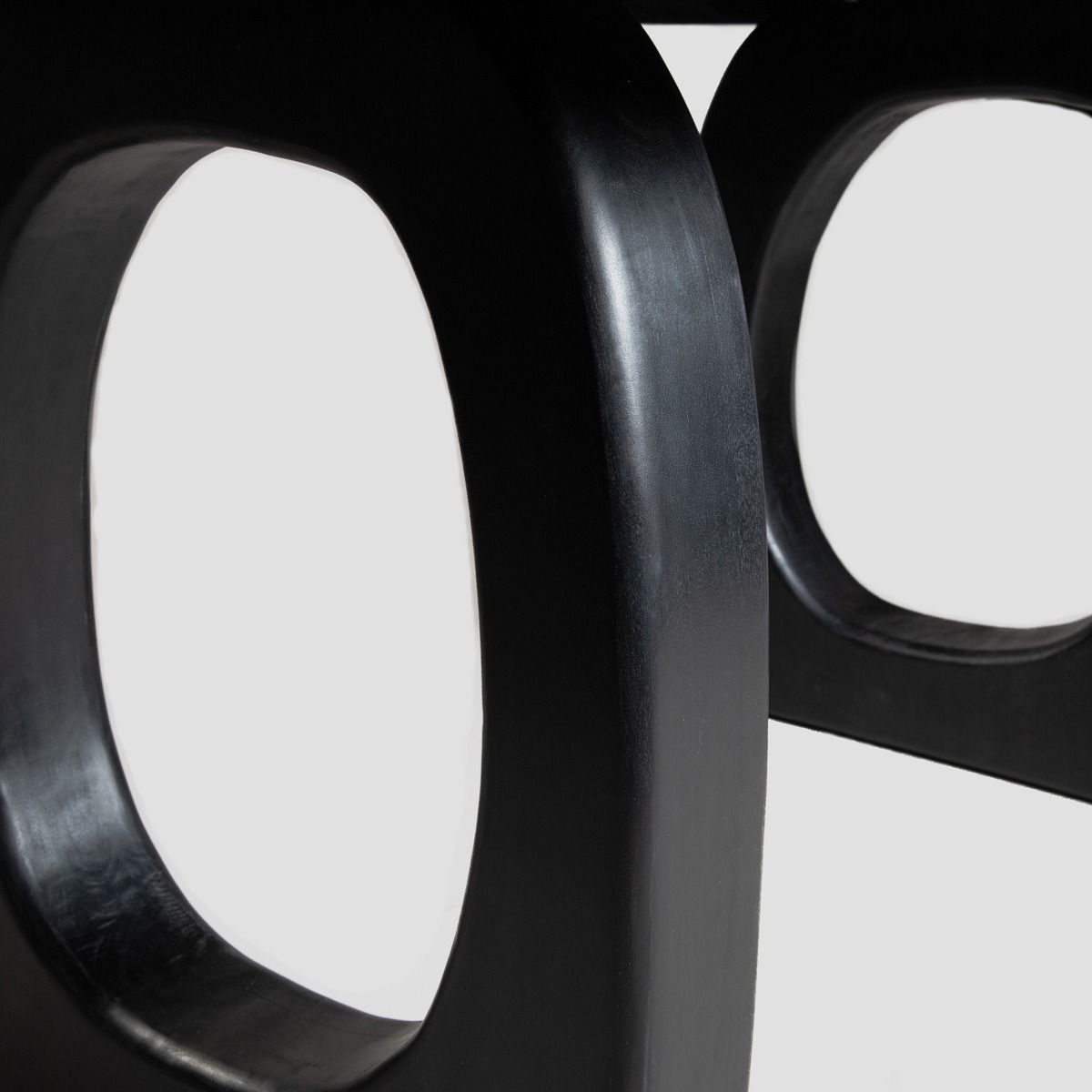 Galds Asrotia 160/100/76 cm melns