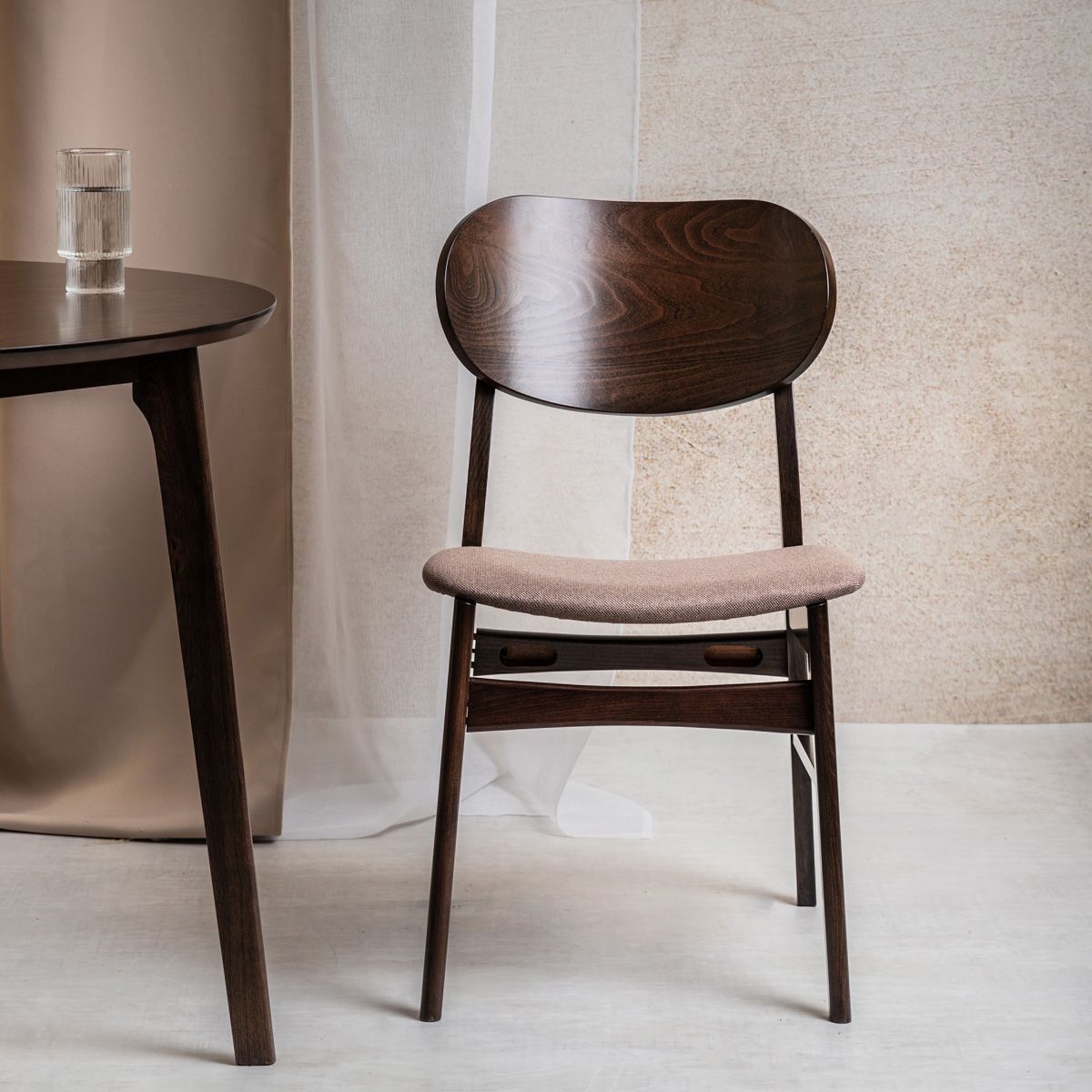 Krēsls Nero 46/52/80 cm tumši brūns